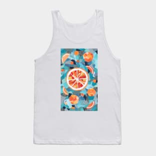 Teal Oranges Tank Top